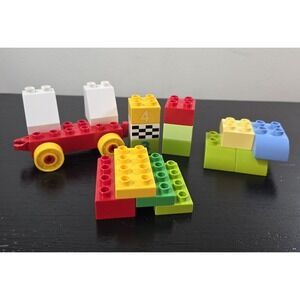 Lego Duplo Building Blocks Varied Sizes Colors 17 Pieces‎ Plus 3 Mega Blocks